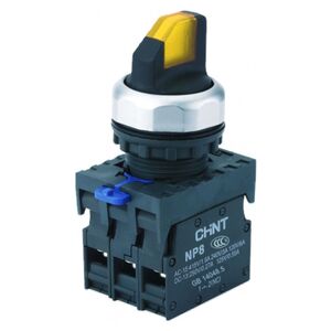 Переключатель подсвет. NP8-11XD/315, 3 полож., фикс., желт., AC/DC 24В(LED), 1НО+1НЗ, IP65 (R)