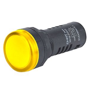 Индикатор световой помехозащищенный со встр. конденсатором ND16-22D/4K2 желтый АС 110В (R)
