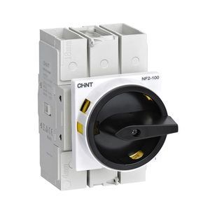 Выкл.-разъед. NF2-25/3HBR дверного монтажа, черная ручка с замком (R)