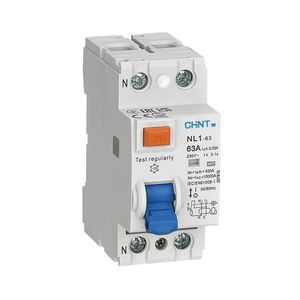 ВДТ (УЗО) NL1-63 2P 63А 300мА 6кА тип AC AX (R)