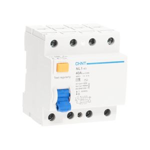 ВДТ (УЗО) NL1-63 4P 40А 30мА 6кА тип AC (DB) (R)
