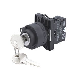 Переключатель NP2-EG31, 3 положения фиксацией, 1НО, IP40 (R)