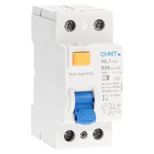 ВДТ (УЗО) NL1-63 2P 63А 300мА 6кА тип AC (DB) (R)