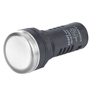 Индикатор световой ND16-22D/4 белый, встр. конденсатор, IP40 АС230В (R)