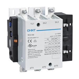Контактор NC2-330Z 3P 330А DC110В (R)